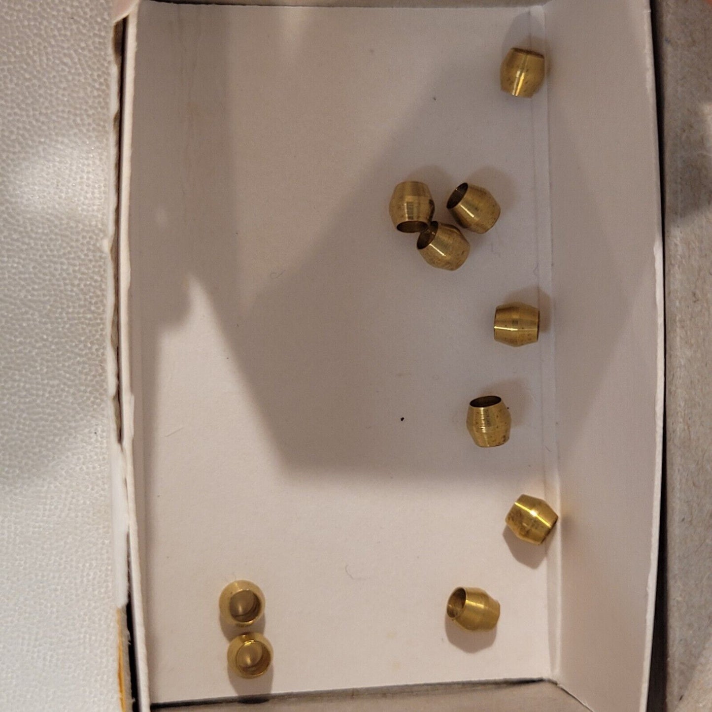 Grainger 1VCZ2 Brass Compression Sleeve 1/8 in Diameter  10 Pack