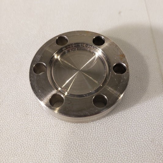MDC MFG 1.33" DN16CF Conflat Blank Flange High Vacuum Stainless Steel SS