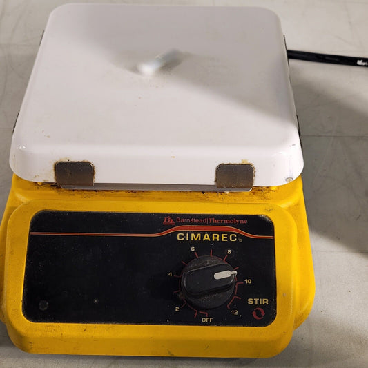 Barnstead Thermolyne Cimarec SP131125 Magnetic Stirrer 12 Speeds 120V 0.37A 60Hz
