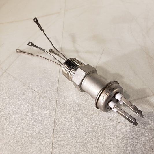 2-Channel 4-Pin Thermocouple Feedthrough 3/4" NPT Stainless Steel Pressure