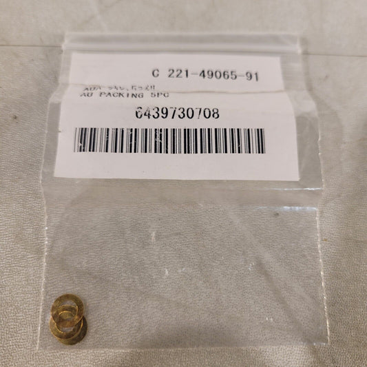 Shimadzu 221-49065-91 Gold Au Gasket Injector Column Connection 3/pack
