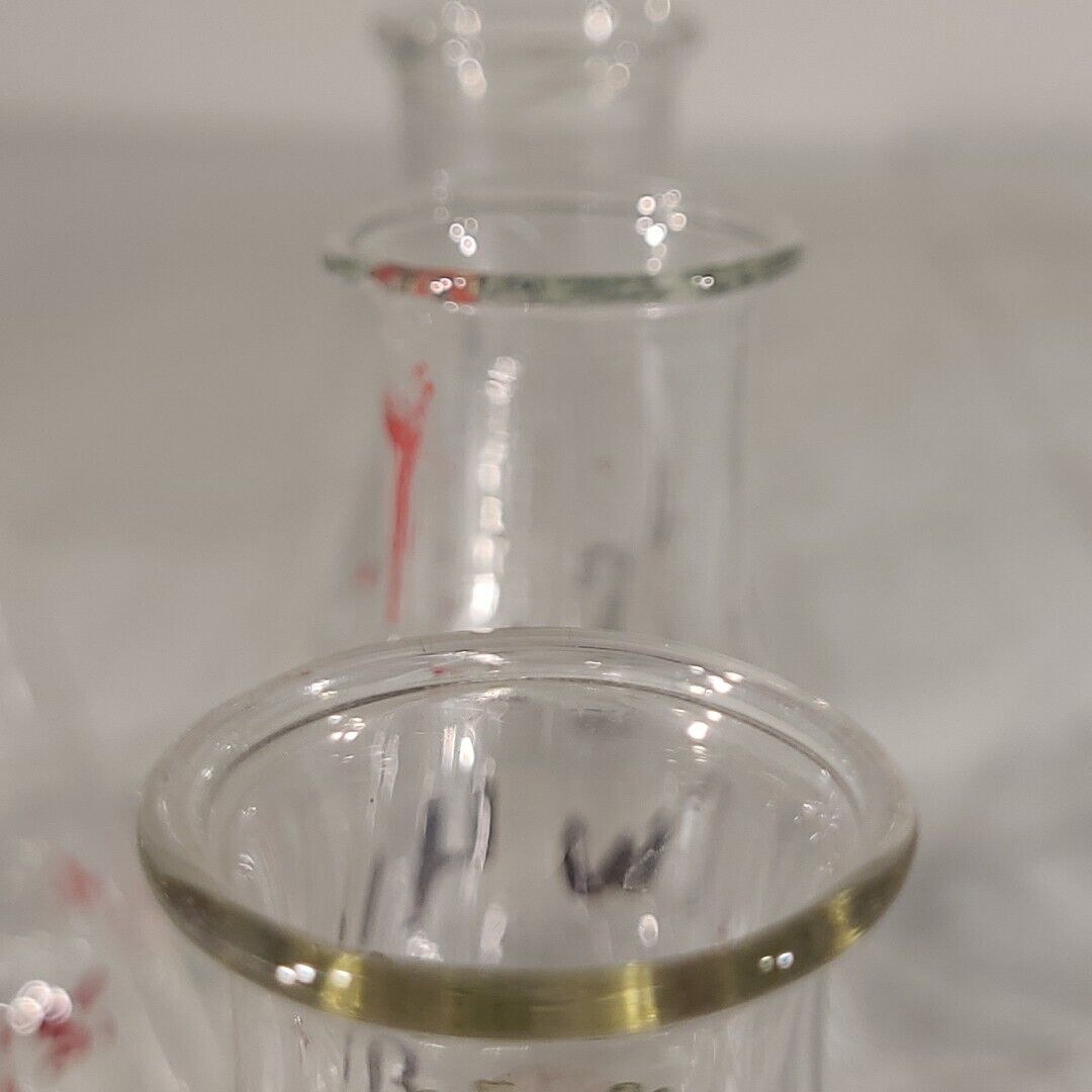 Lot Of 9 Pyrex Corning 4980 125mL Erlenmeyer Flask Laboratory Glassware