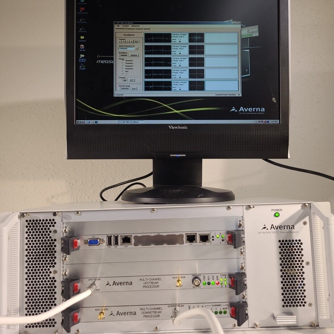 *READ* Averna DP-360 DOCSIS Protocol Analyzer Multi-Channel Upstream/Downstream