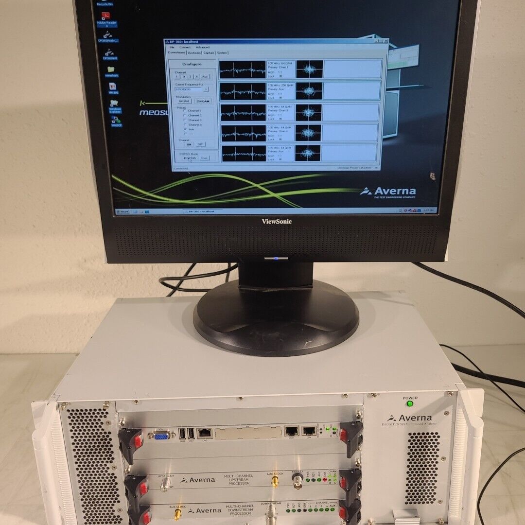 *READ* Averna DP-360 DOCSIS Protocol Analyzer Multi-Channel Upstream/Downstream