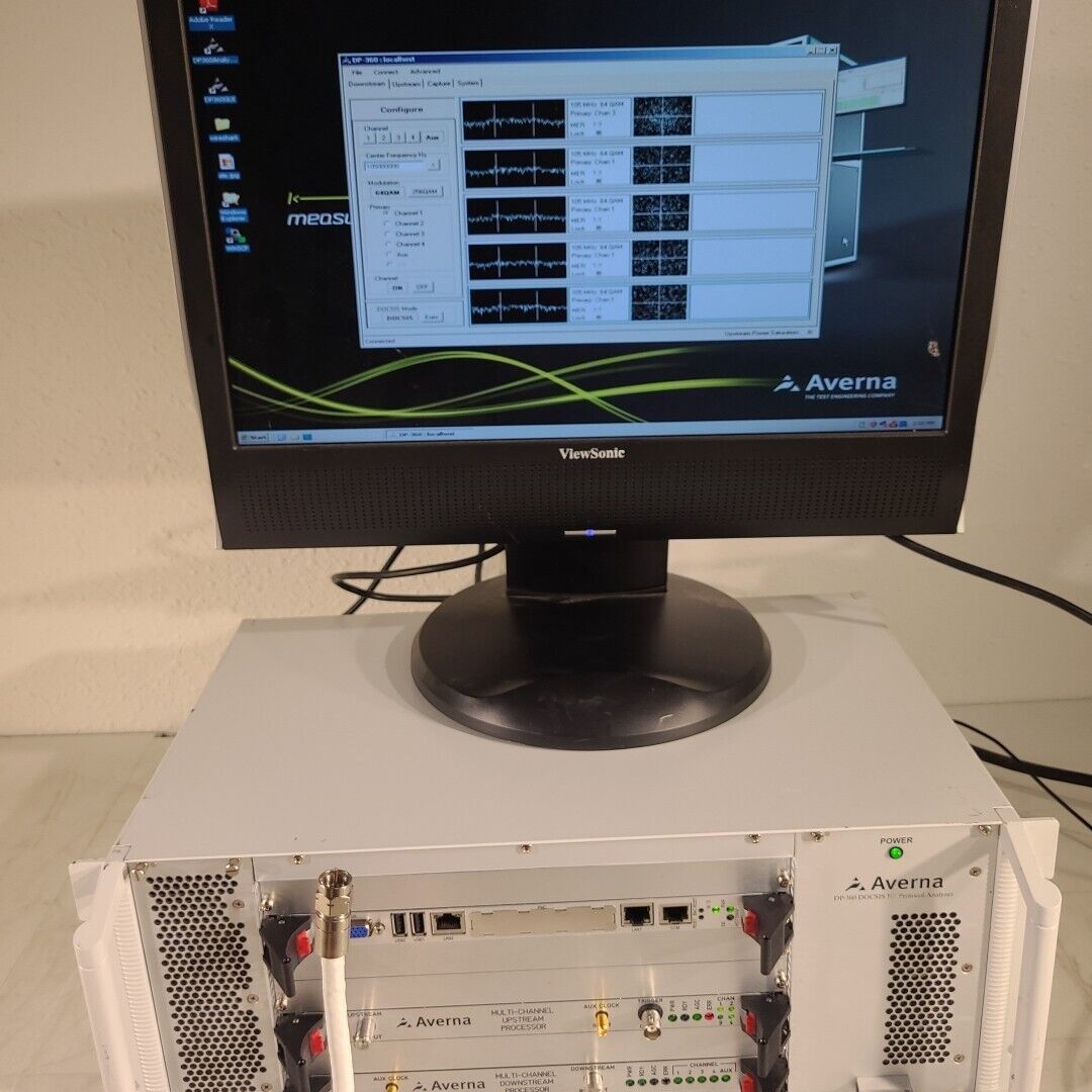 *READ* Averna DP-360 DOCSIS Protocol Analyzer Multi-Channel Upstream/Downstream