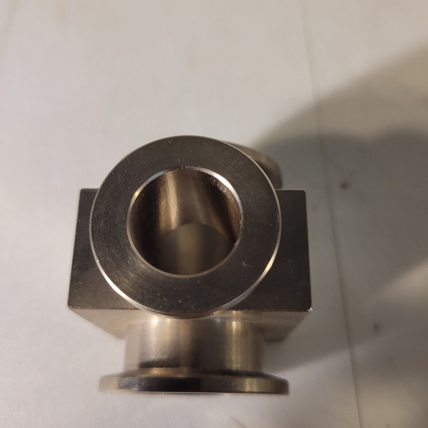 ISO KF25 NW25 Tee T-Style Adapter To KF16 NW16 Stainless Steel High Vacuum