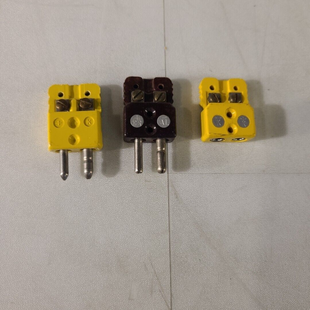 Various Type K Thermocouple Connections Lot of 10 2 Female 5 Male 3 Male Mini