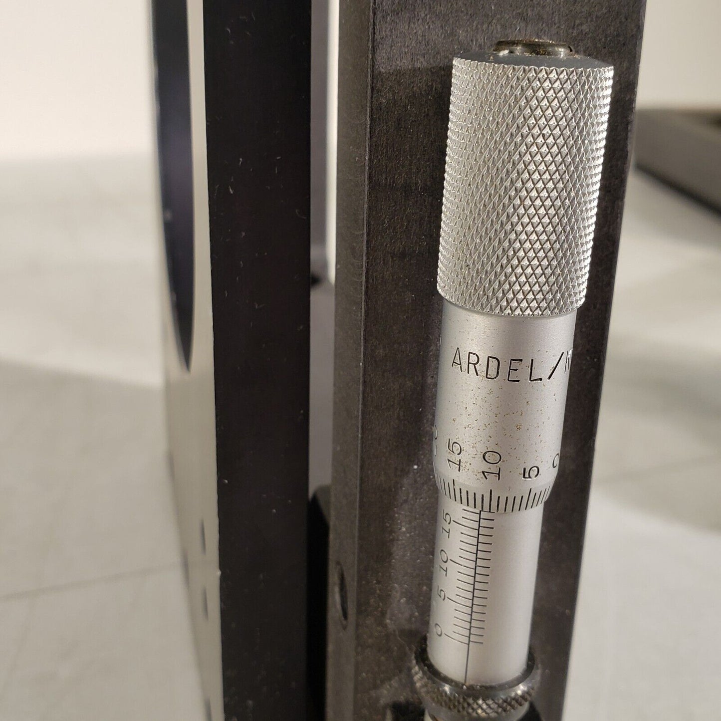 Ardel Large Kinematic Optical Micrometer Stage Mount Starrett 4.5" Diameter ID