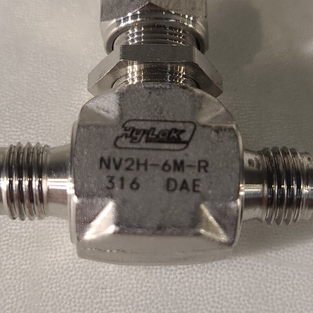 HyLok NV2H-6M-R 316 Integral Bonnet Needle Valve NV Series