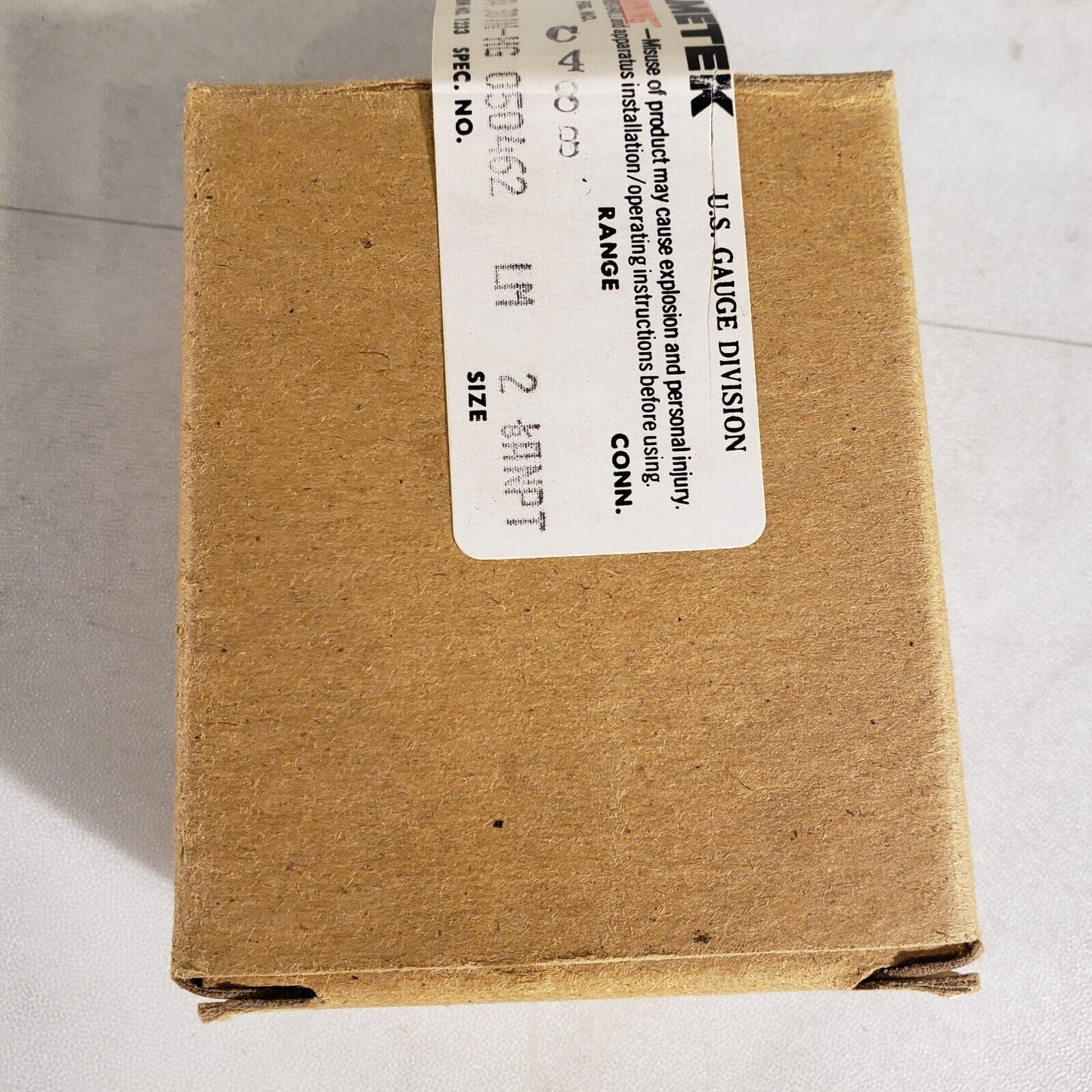 Metek 050462 V534 30IN-HG LM 2-1/8 ANPT Pressure Gauge For Vacuum 0-30in Hg