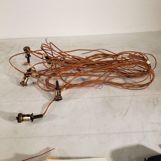 Lot Of 6 Ecklund-Harrison Thermocouples Connector Ndl Length 8' Wire Connector K
