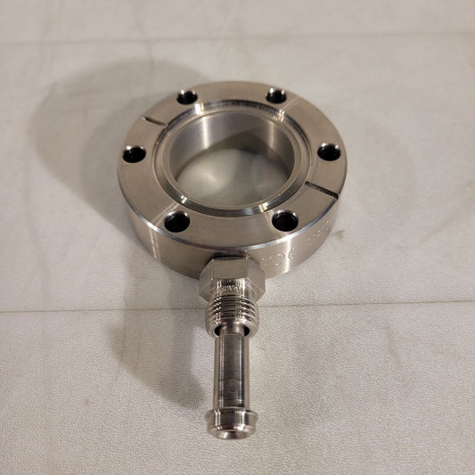 MDC MFG 2.75" DN35CF Conflat Flange To 1/4" VCR Fitting Adaptor FOR PARTS ONLY