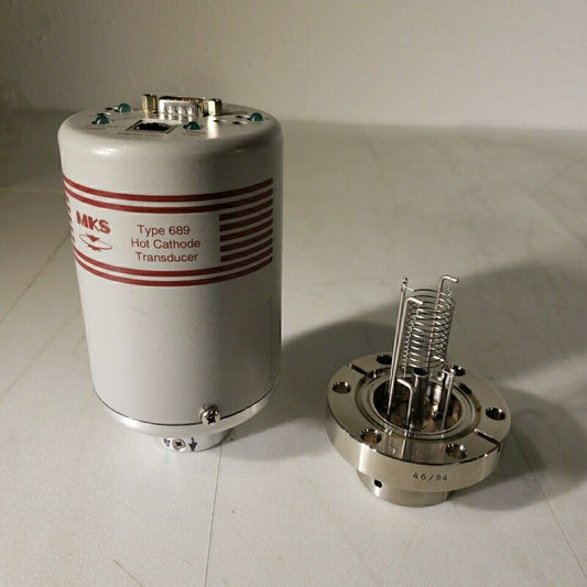 MKS Type 689 Hot Cathode Transducer 689AC5Y2 2.75" DN35CF 7-Pin Nude Gauge