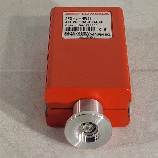 Edwards APG-L-NW16 Active Pirani Vacuum Gauge KF16 NW16 Flange D02173000