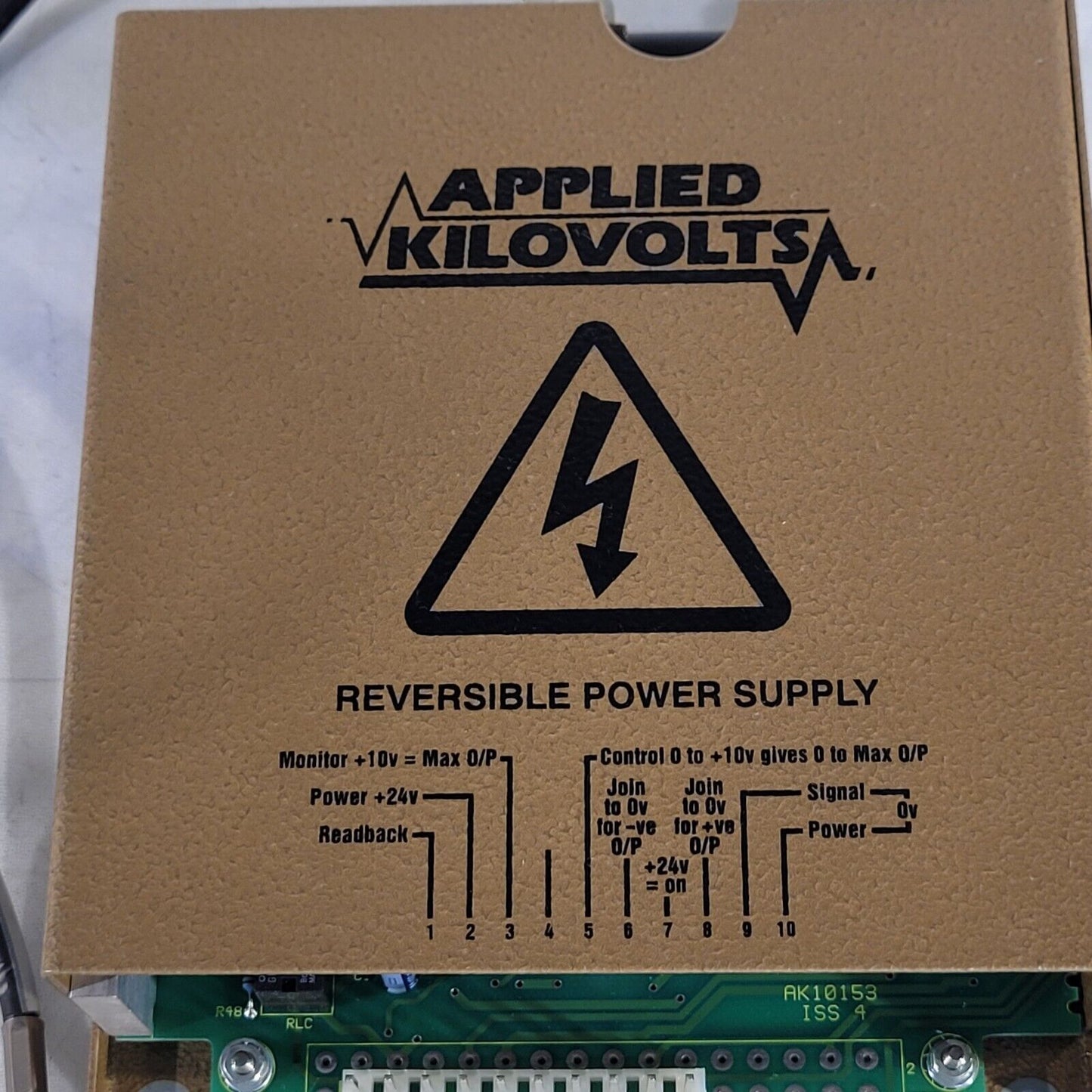Applied Kilovolts HP8/173 8 kV DC Reversible Power Supply High Voltage