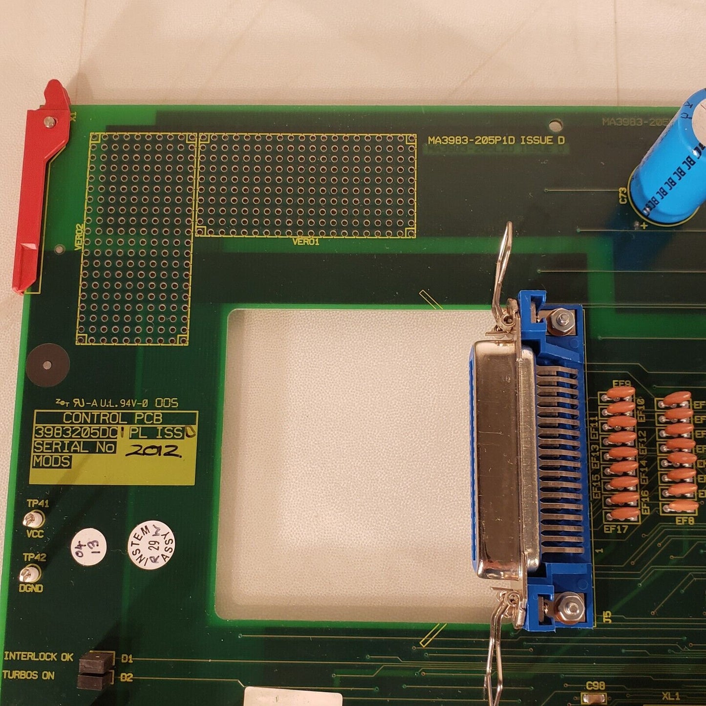 Waters MA3983-205P1D Issuse D Control PCB Board From Micromass Q-TOF-Ultima