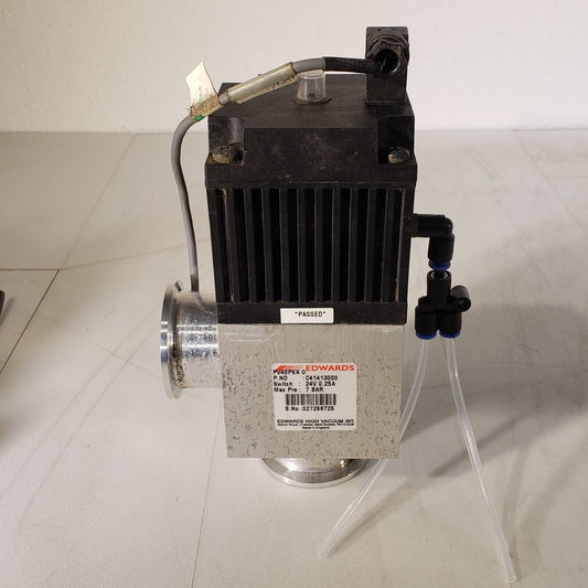 Edwards PV25PKA 0 High Vacuum Angle Valve ISO KF40 NW40 C4131300 Max Prs 7bar