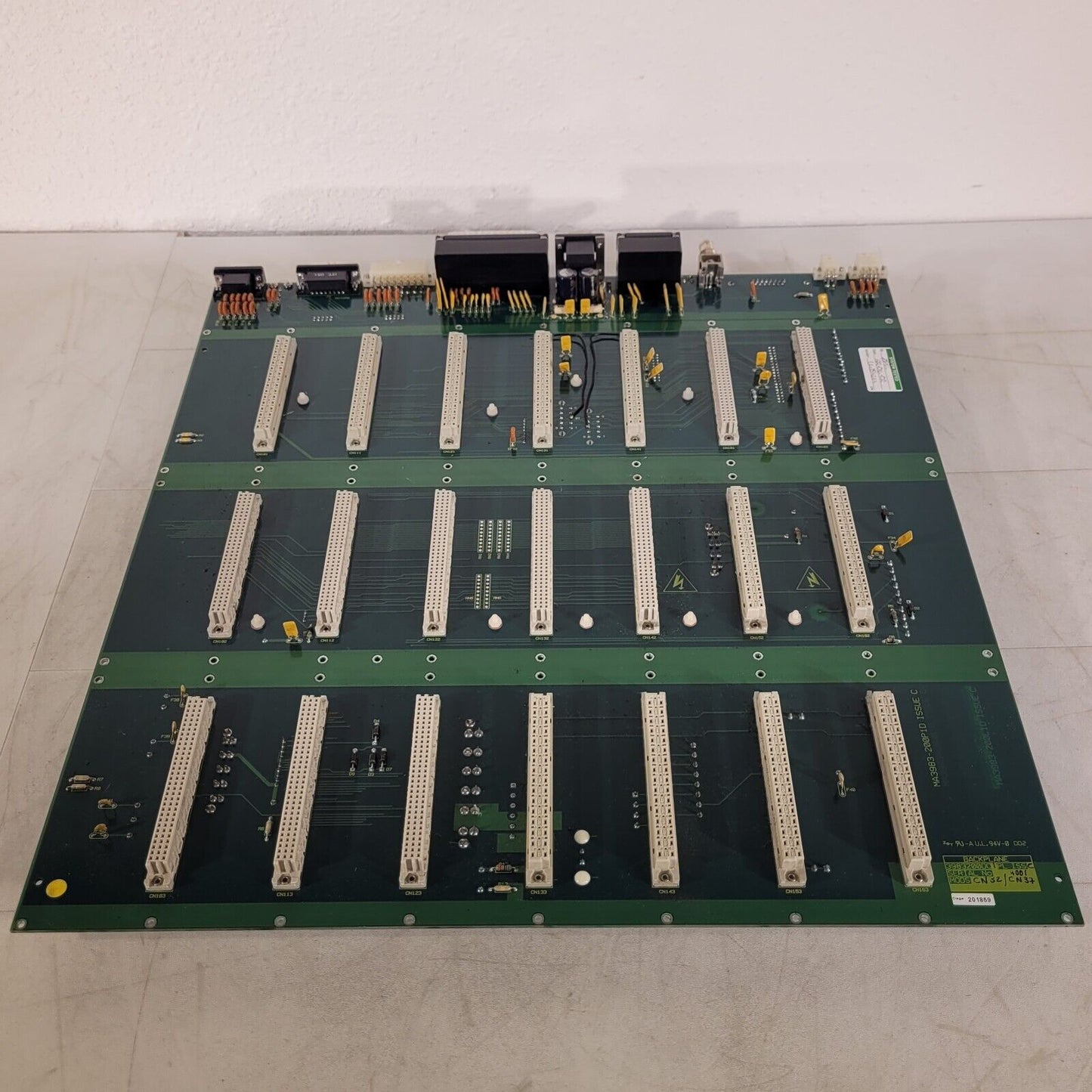 Waters Micromass Q-TOF-Ultima MA3983-200P1D issue C Backplane Circuit Board