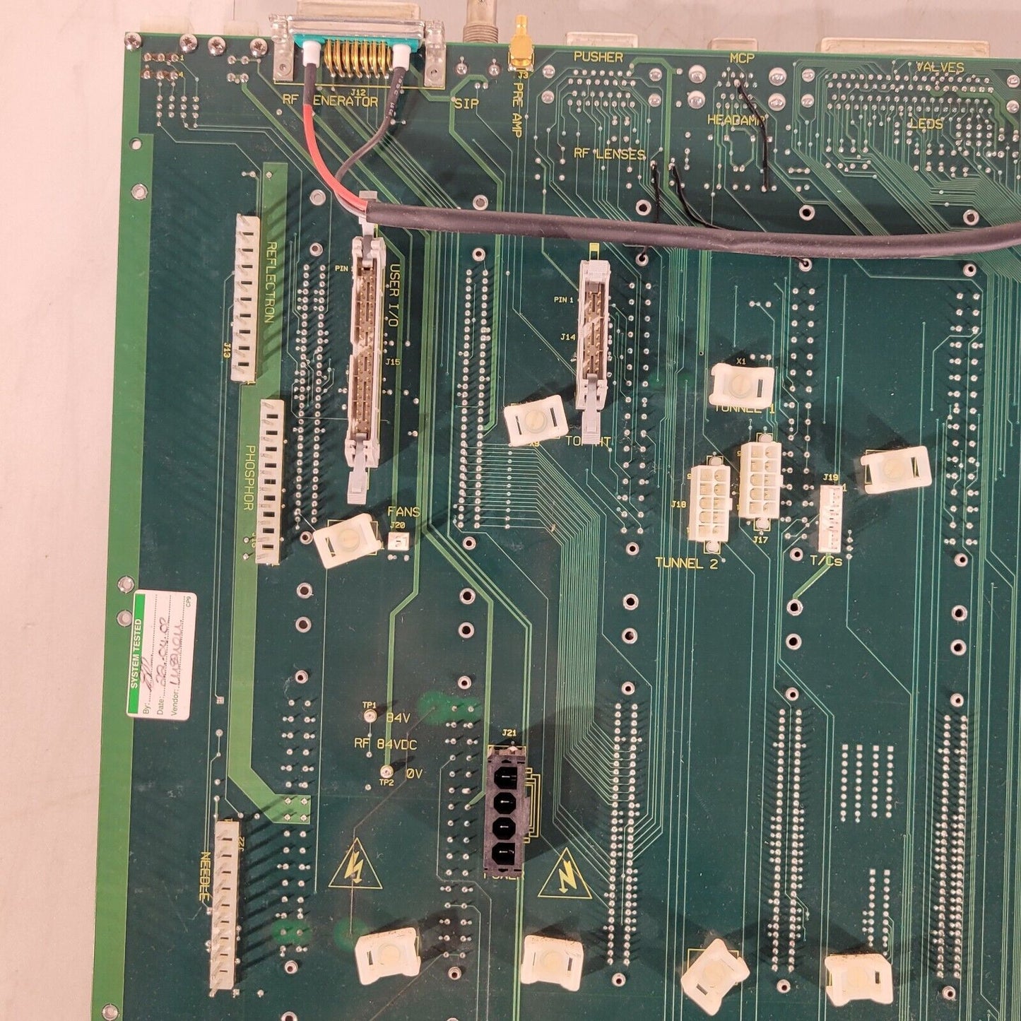 Waters Micromass Q-TOF-Ultima MA3983-200P1D issue C Backplane Circuit Board