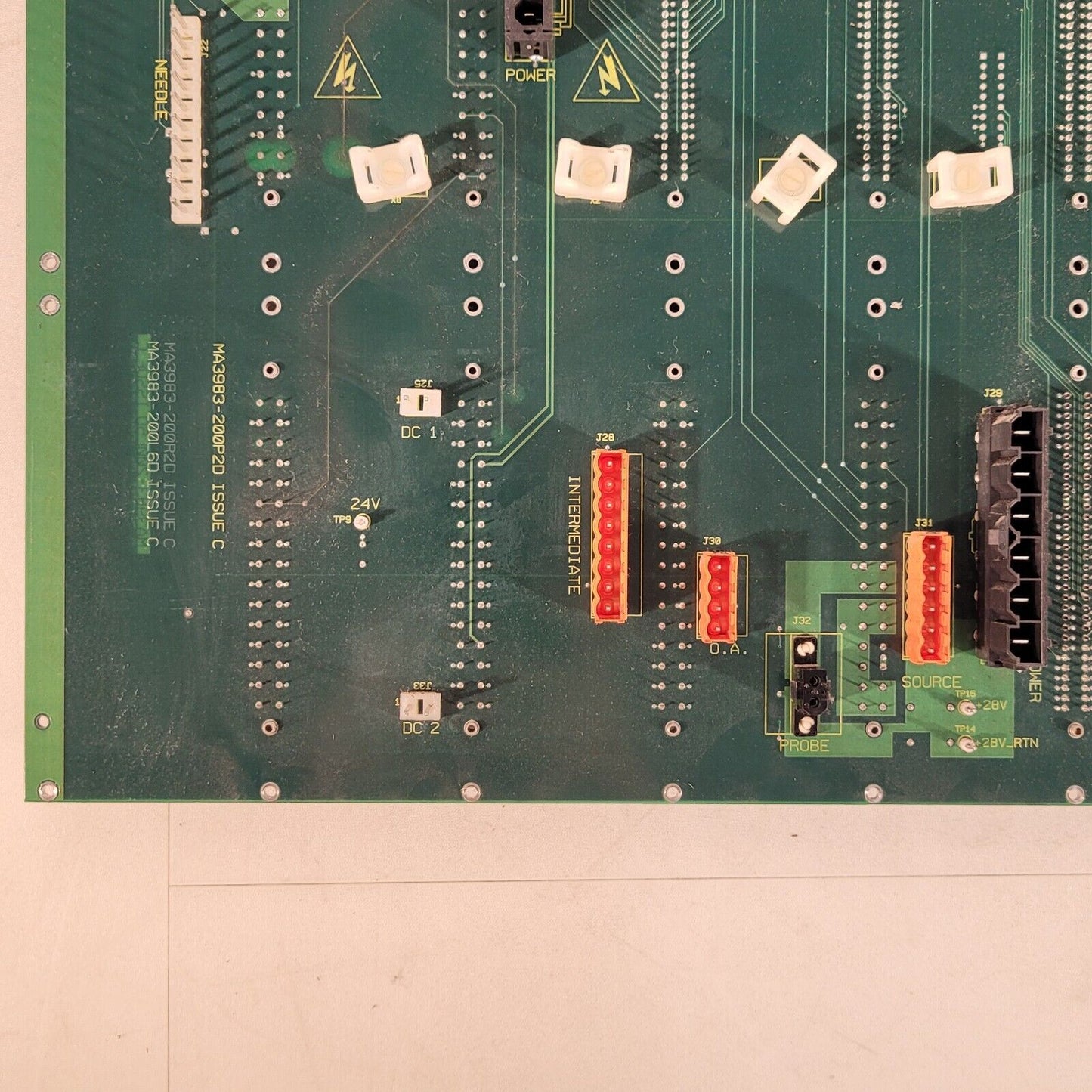 Waters Micromass Q-TOF-Ultima MA3983-200P1D issue C Backplane Circuit Board