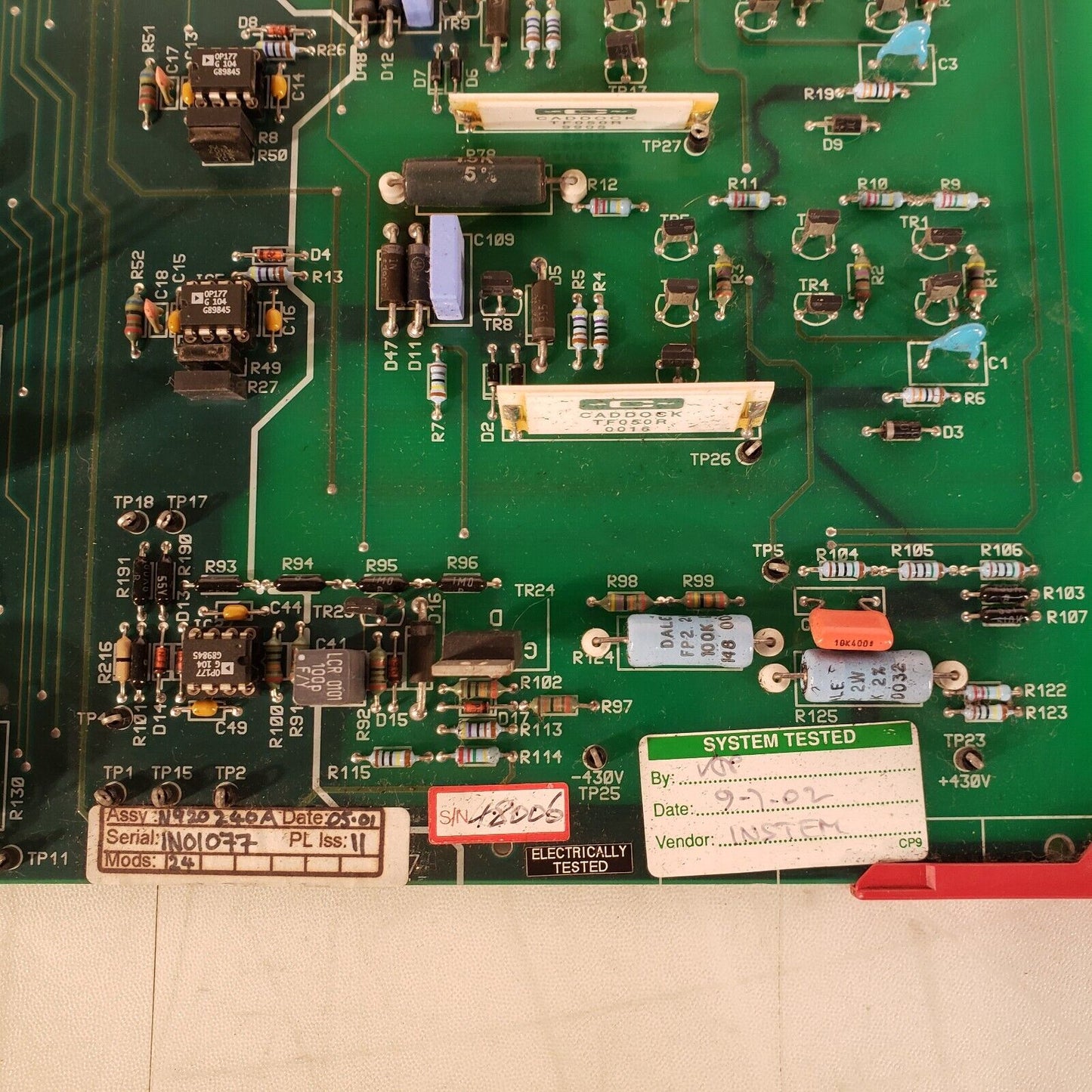 Waters Micromass Q-TOF-Ultima N920205-L1 Issue 7 Circuit Board PCB Module