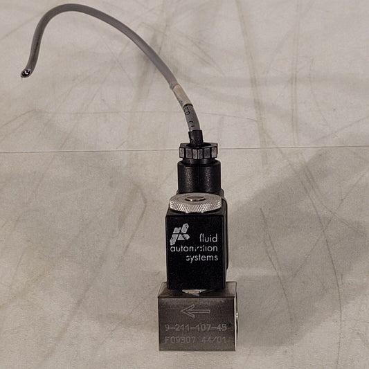 Fluid Automation Systems 9-211-107-45  Solenoid Valve F09307 44/01