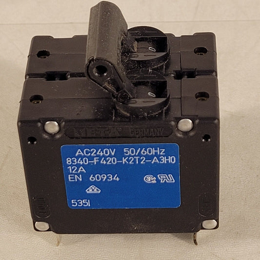 ETA 8340-F420-K2T2-A3H0 Magnetic Circuit Breaker 2 Pole 12A