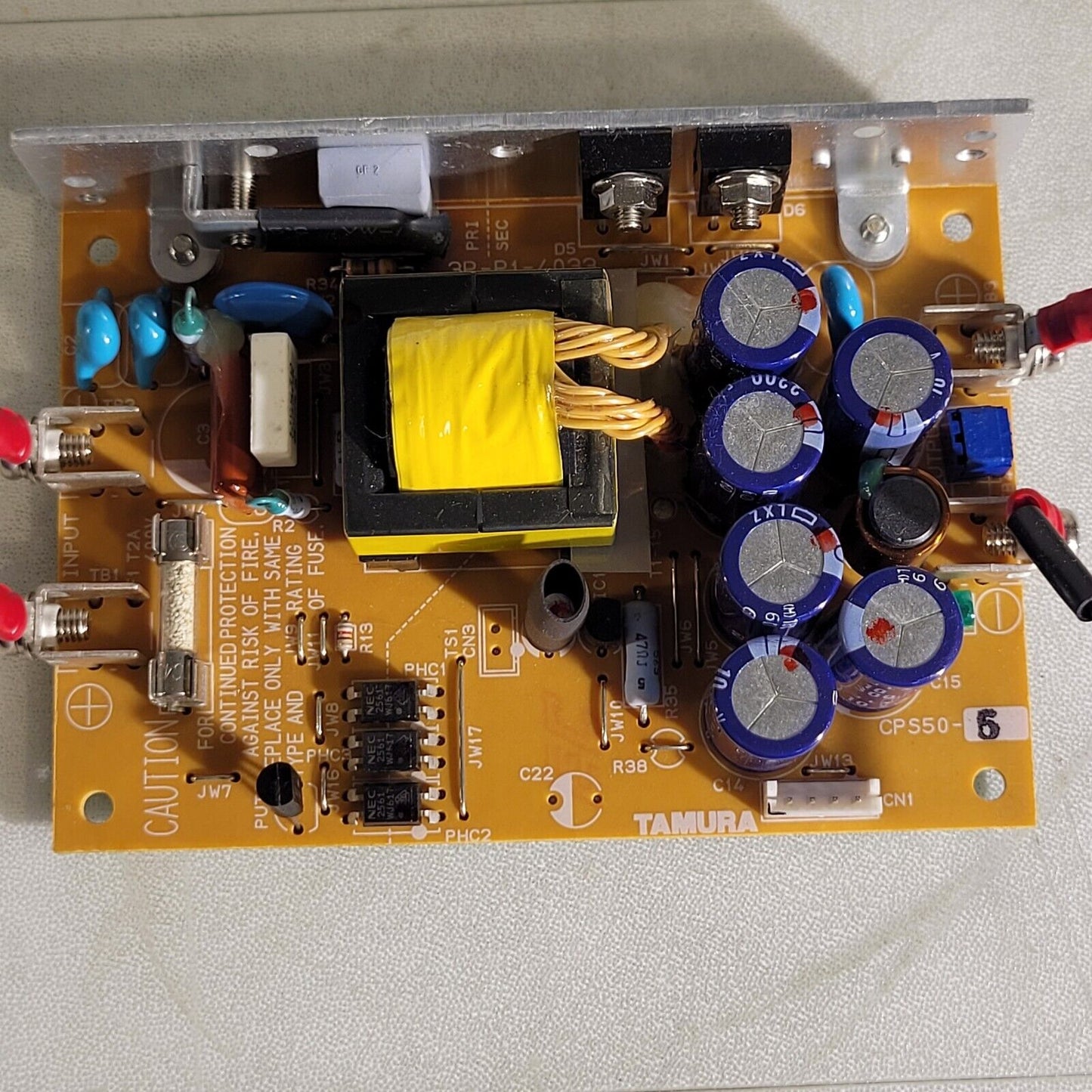 Tamura CPS50-5 Power Supply Input: DC 250V 0.32A Output: DC 5V 10A 4873-11 Z