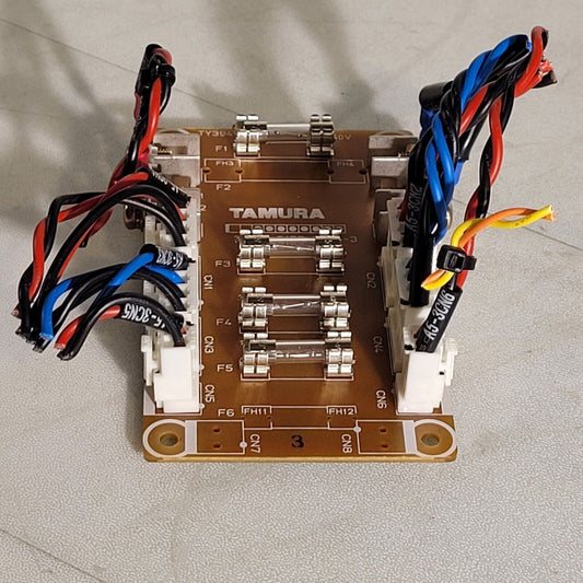 Tamura 3P-P1-5157-3 A5-3 Fuse Board From Jeol SM67010BU Electron Microscope
