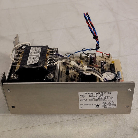 Tamura OLD-12/15BB Power Supply 2P-P1-0150  Input:100V 120V 220V 240V 1.19A 1A