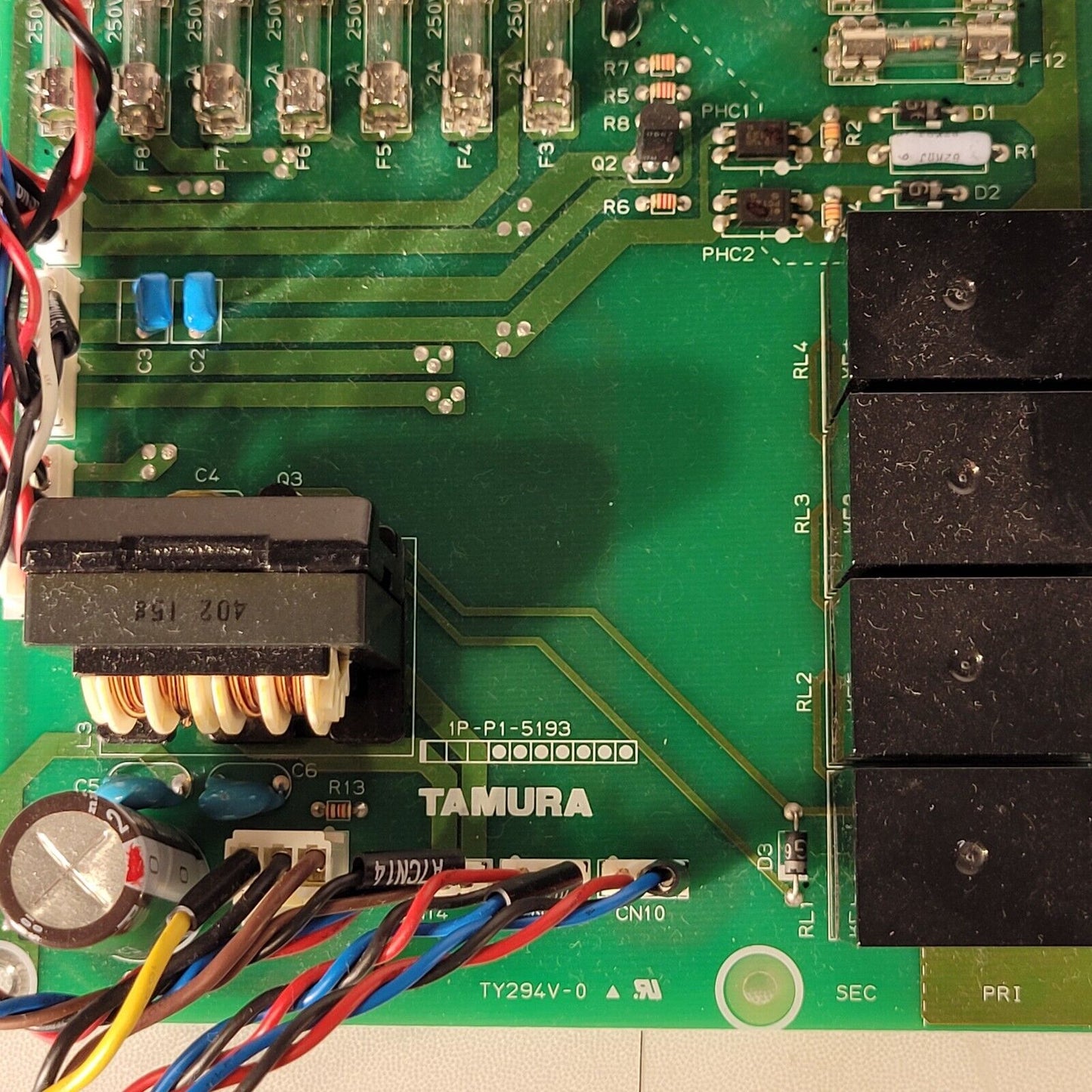 Tamura 1P-P1-5193 A7 Power Supply From Jeol SM67010BU Electron Microscope