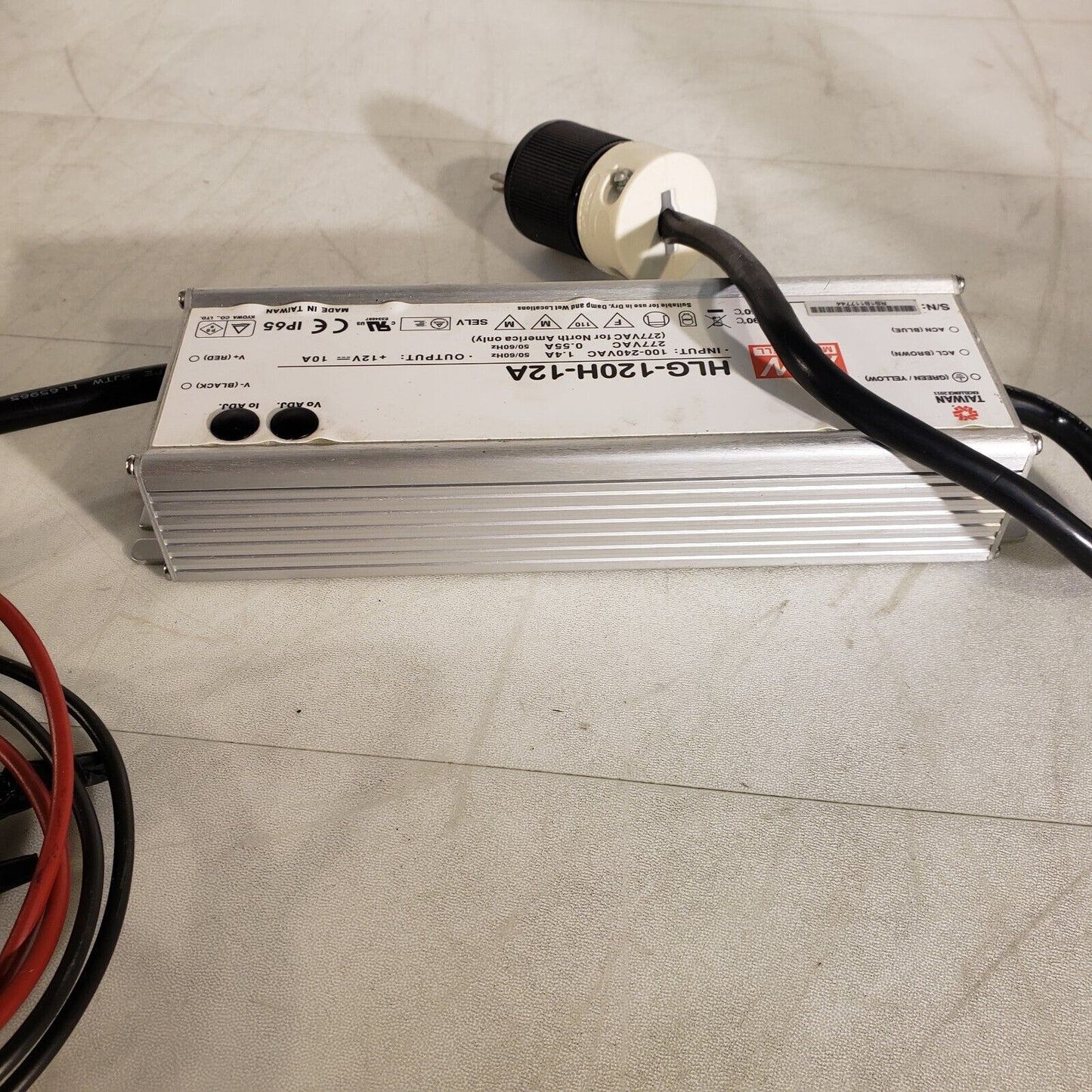 Mean Well HLG-120H-12A IP65 Power Supply 120W 12V 10A Ouptut