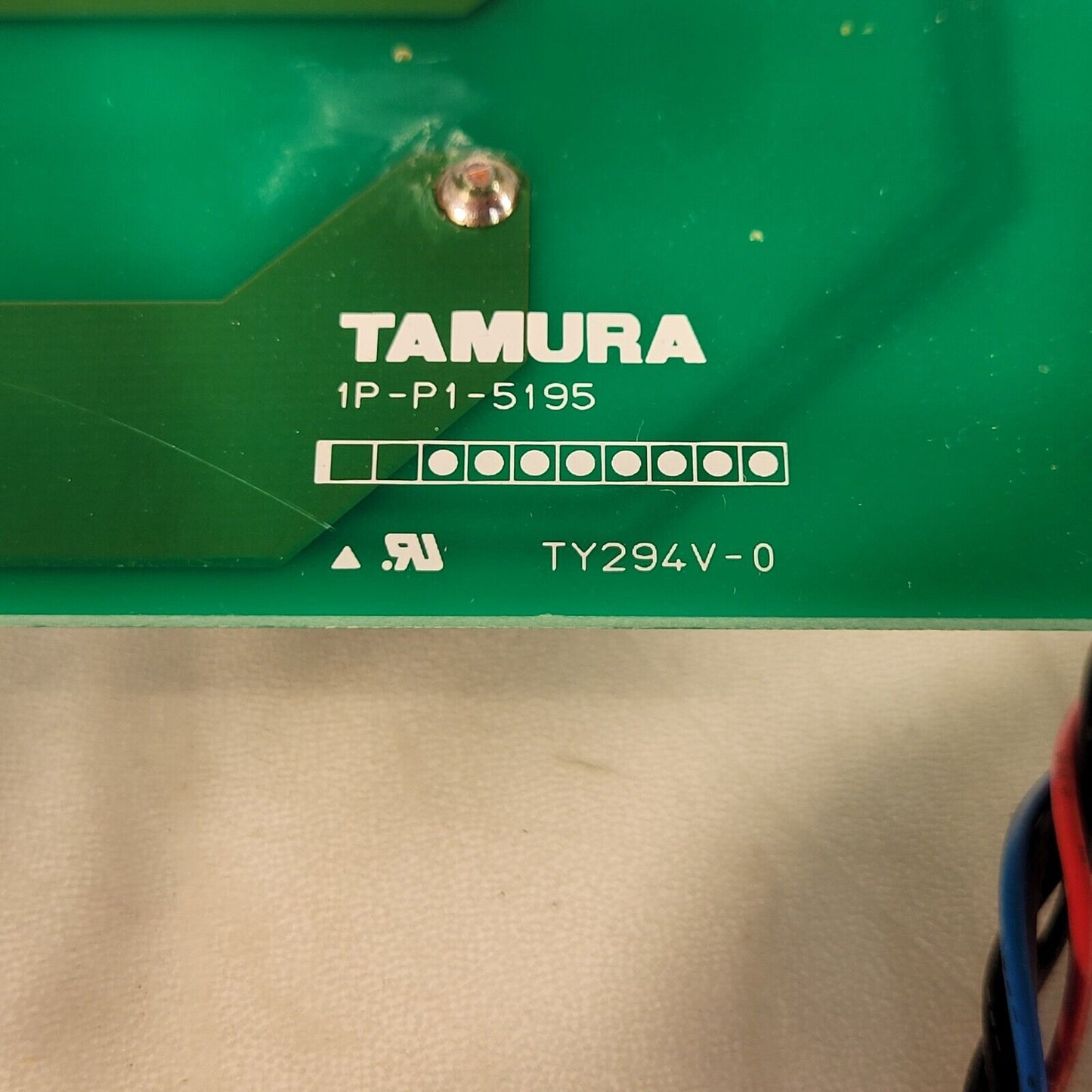 Tamura 1P-P1-5195 Circuit Board From Jeol SM67010BU Electron Microscope