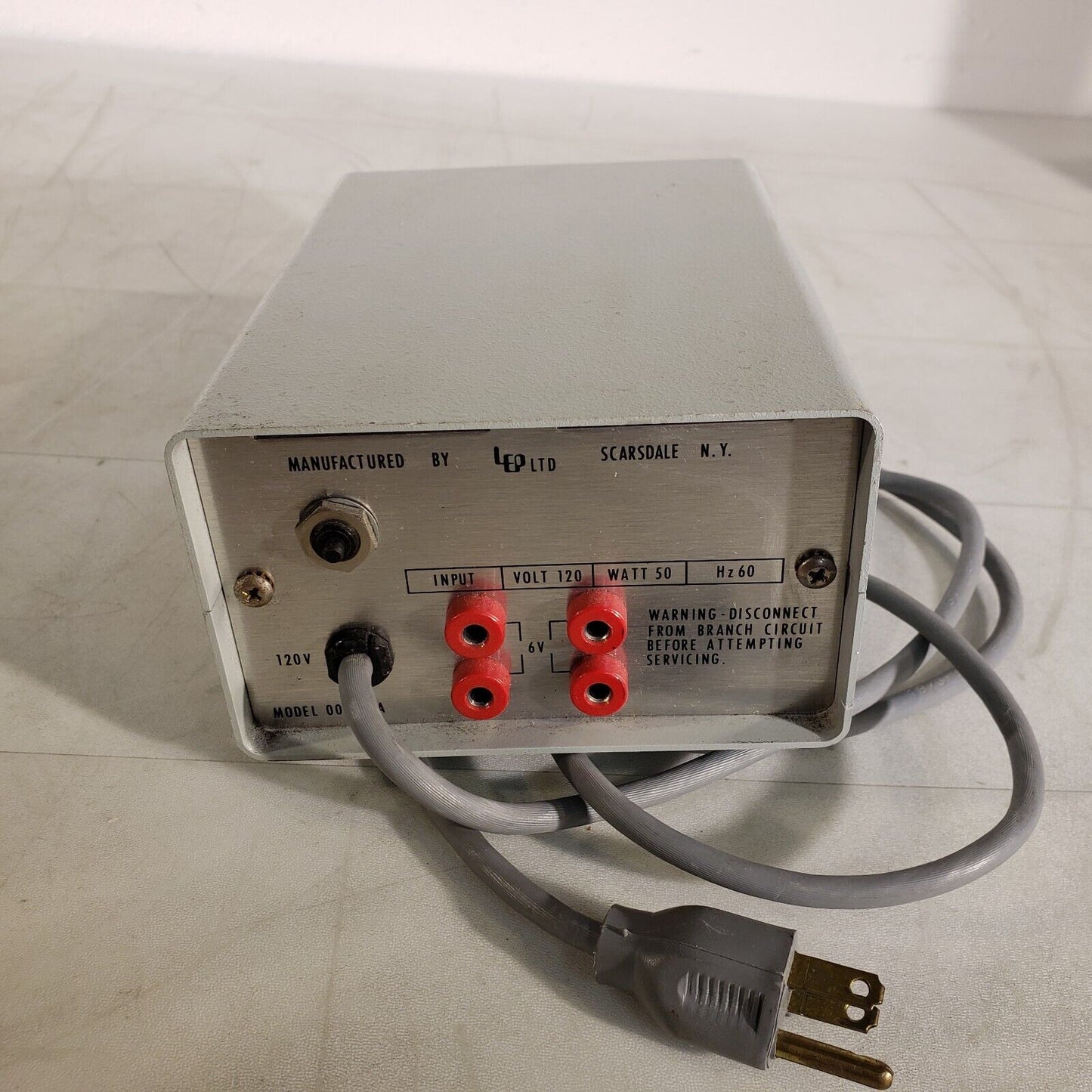 Wild Heerbrugg 001018 A 6V 40W Microscope Lamp Power Supply 120V 50W Input