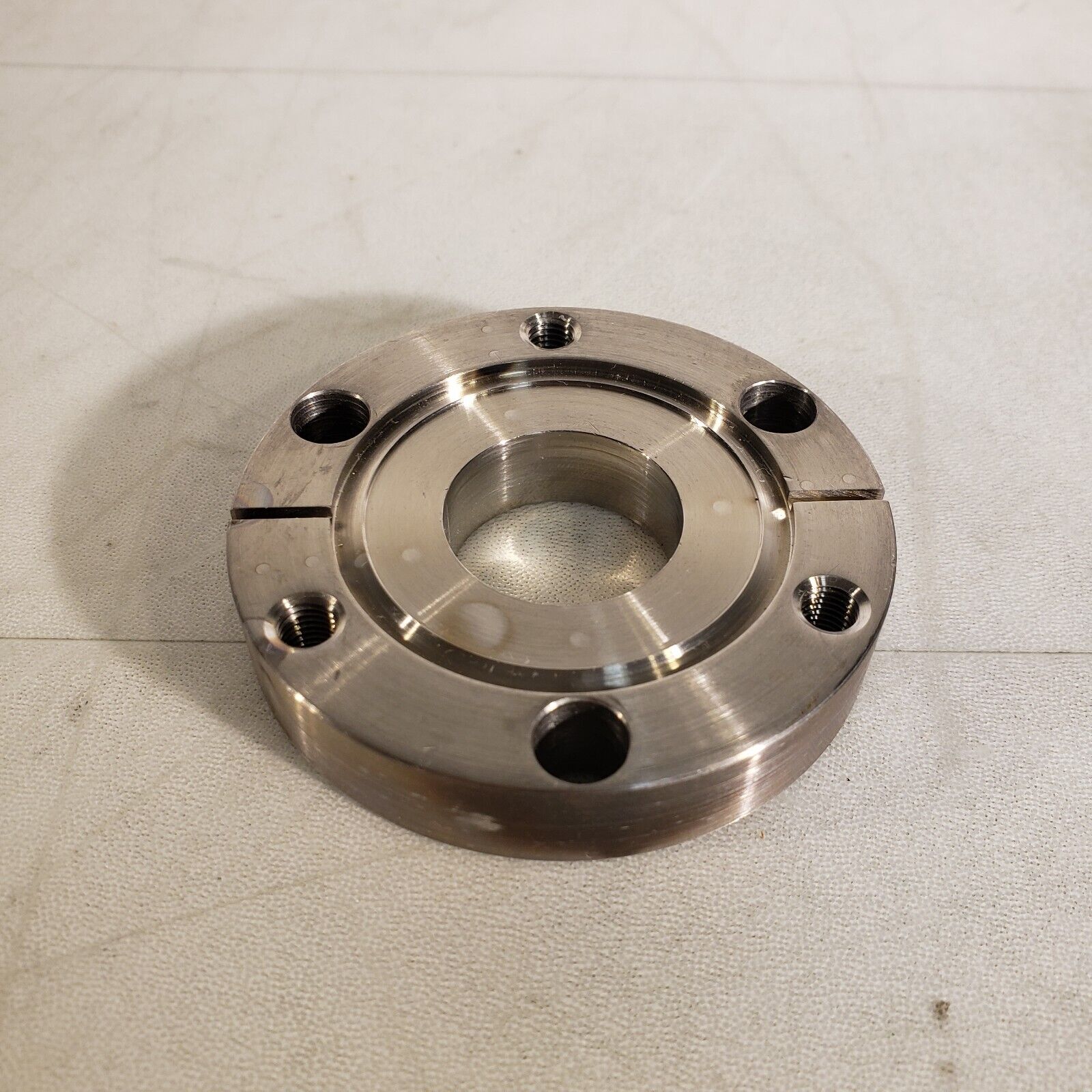 DN35CF 2.75" CF Conflat Flange with 1" ID Bore Stainless Steel High Va ...