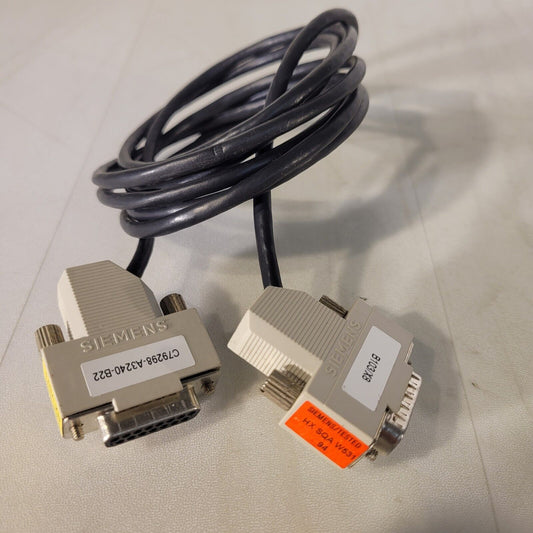 Siemens C79298-A3240-B22 DB15 DA-15 Cable Male/Female From Bruker D8 XRD
