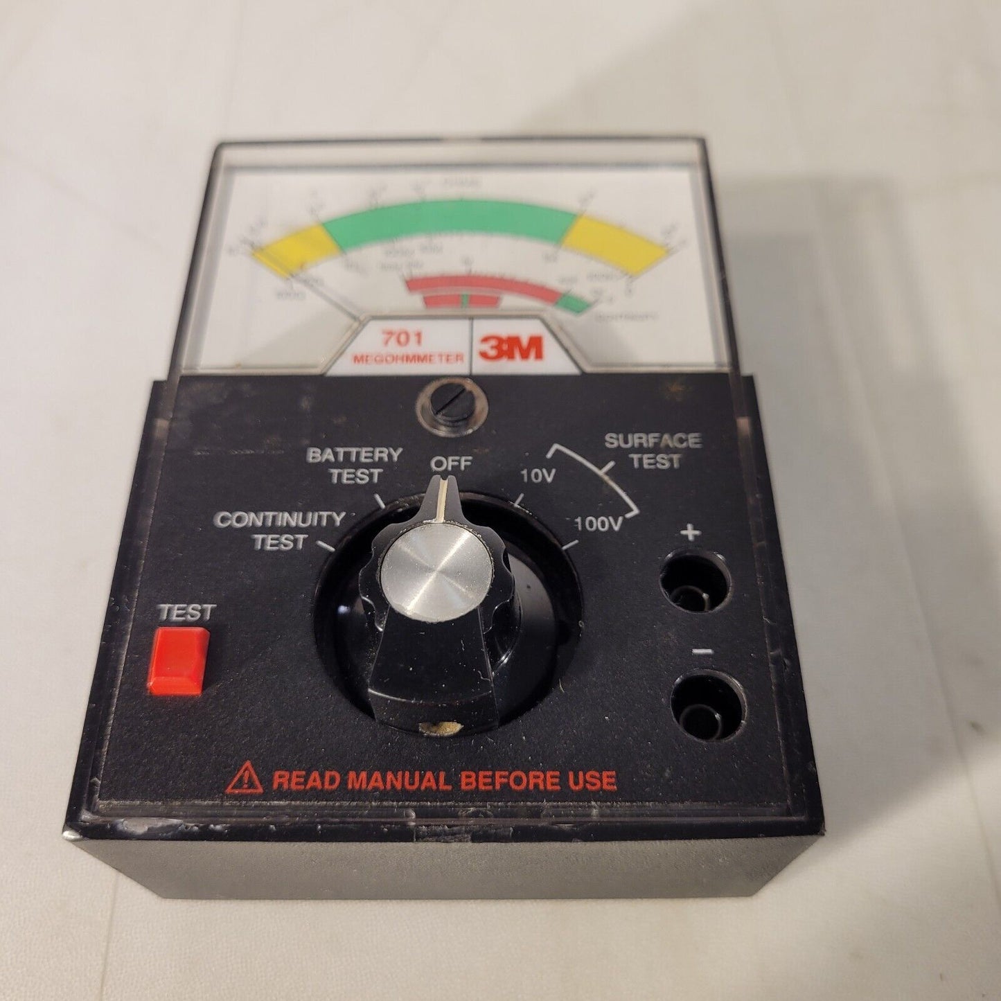 *FOR PARTS* 3M 701 Megohmmeter Tester for Static Control Surfaces/Resistance