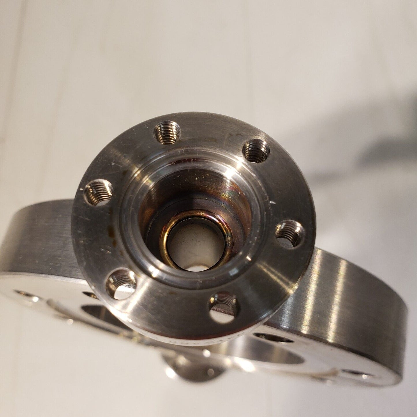 MDC 4.5" DN63CF To Two 1.33" DN16CF Conflat Flanges Connector High Vacuum 4-Way