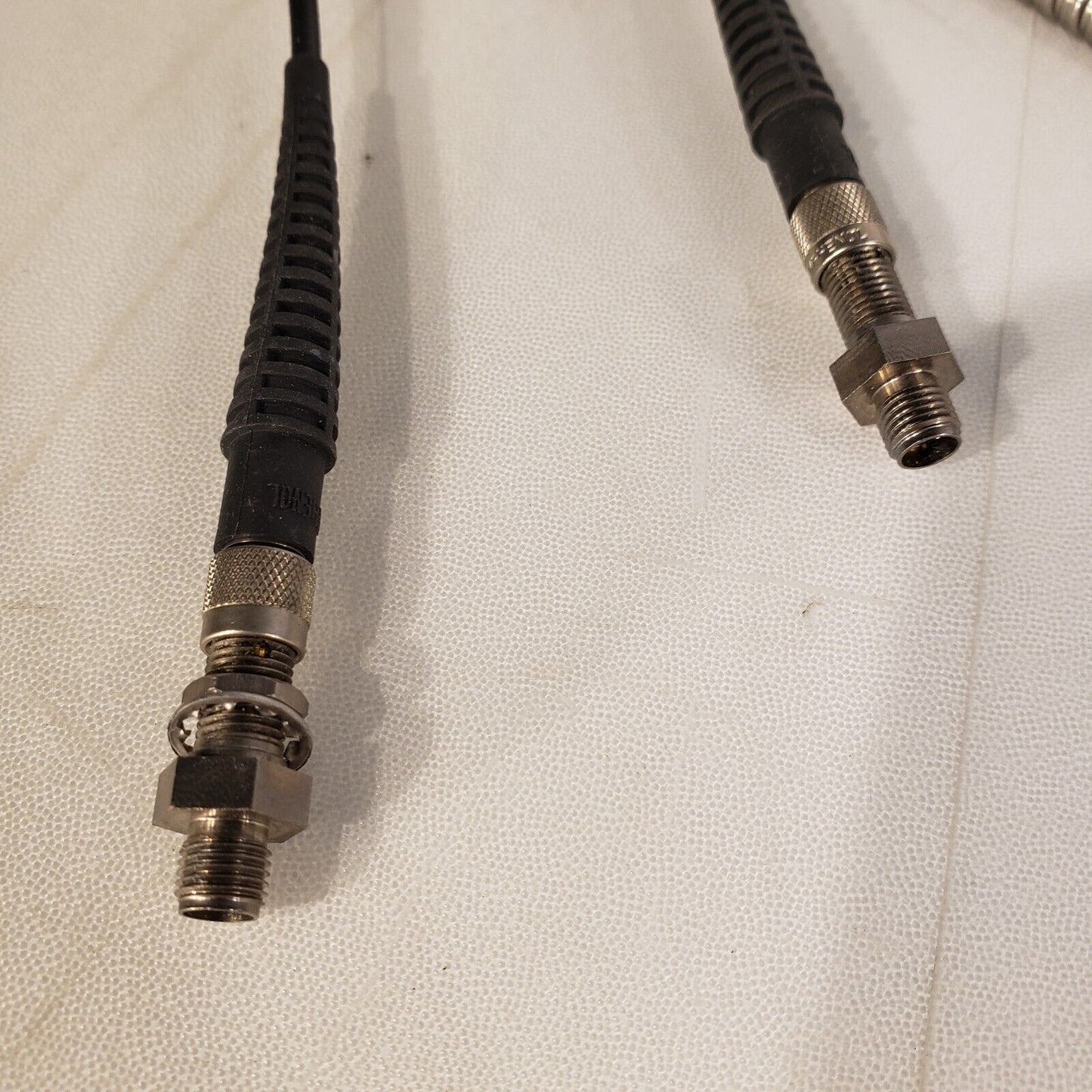 XY Fiber Optic Micrometer Stage w/ Two 1/4" OD Fiberoptic Connectors