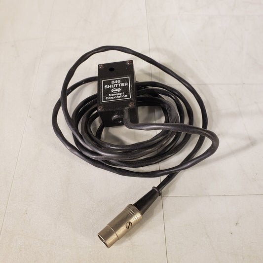 Newport 846 Laser Beam Safety Shutter XLR Connector