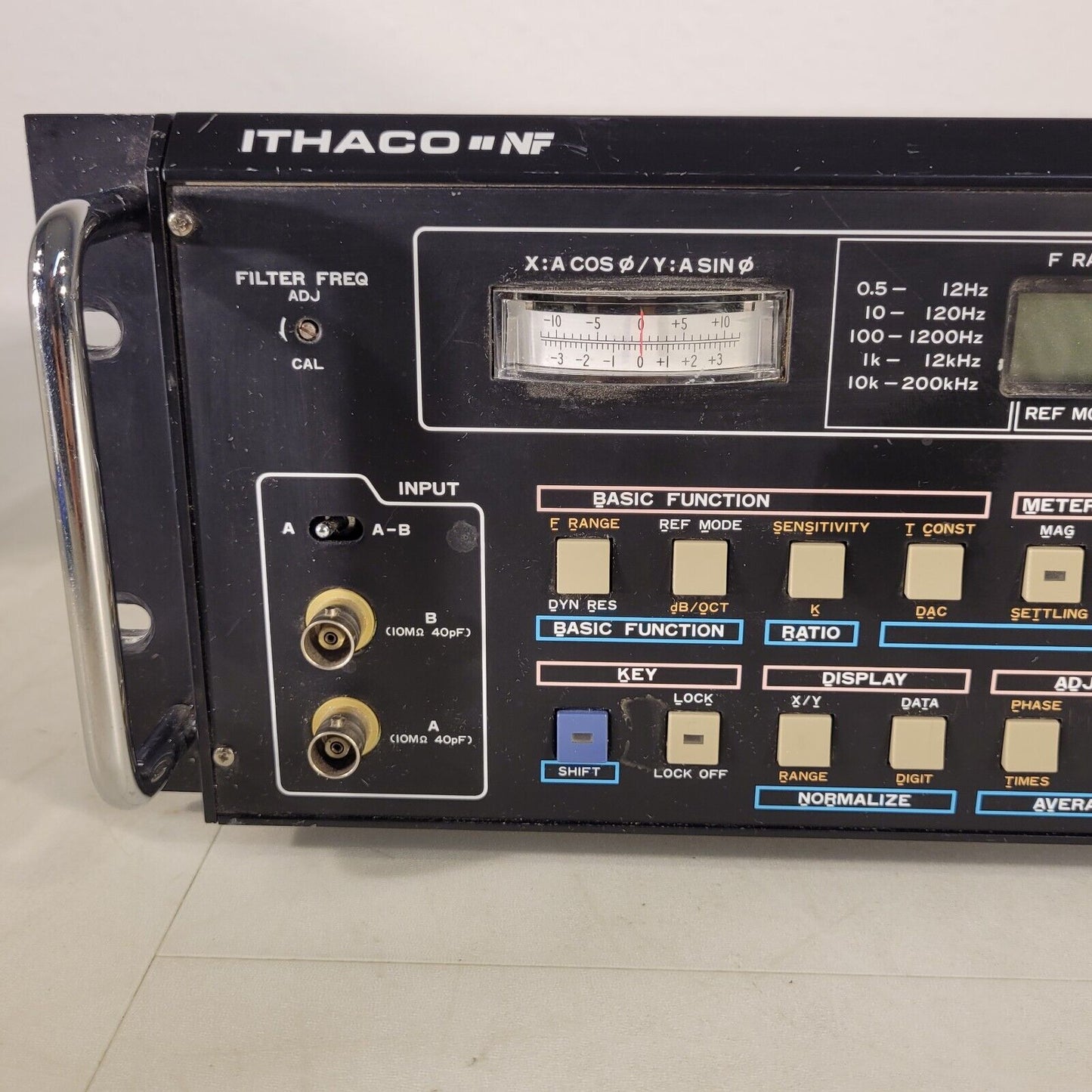 Ithaco 3962A Single Phase Lock-In Amplifier Auto Function Filter Frequency Adj