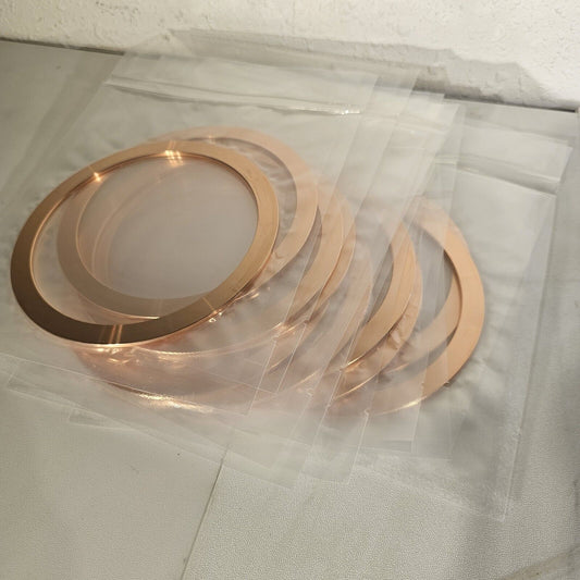 DN100CF 6" CF Conflat Flange Copper Gasket CF100 UHV Vacuum OFHC - Pack of 10