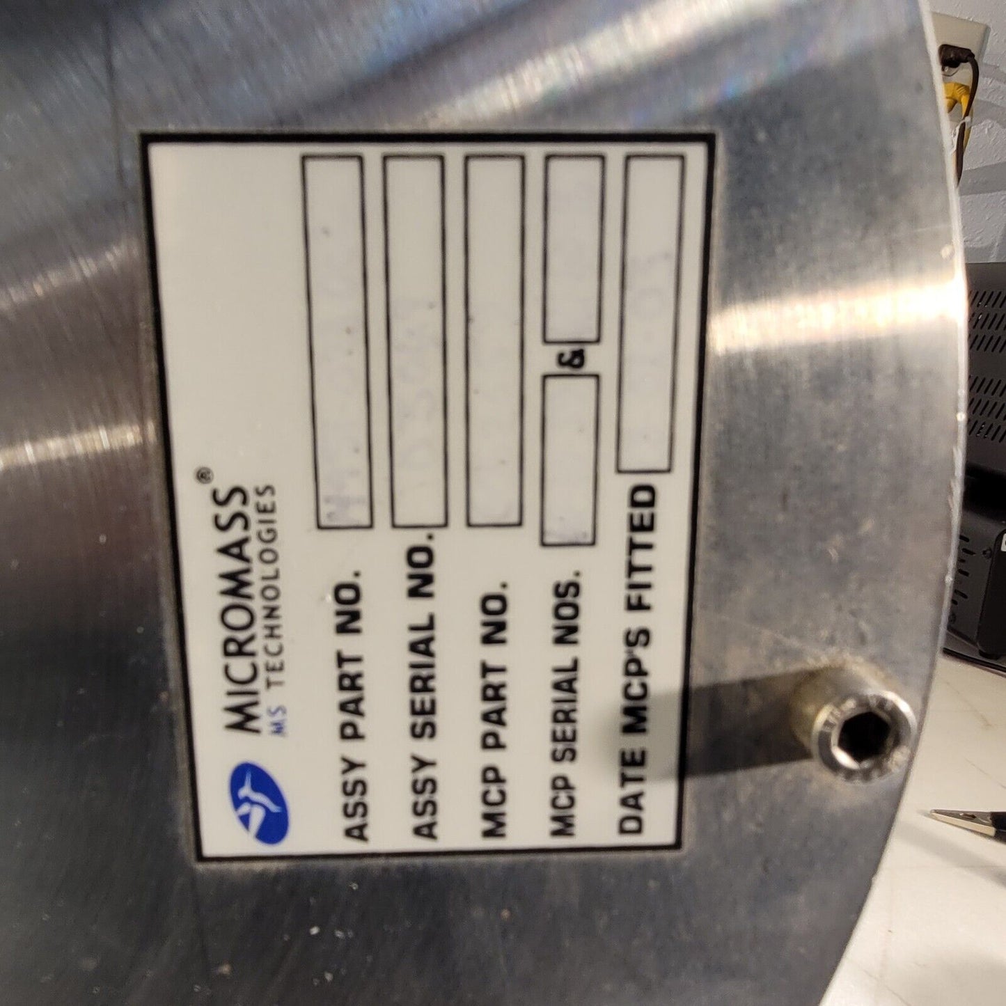 Micromass Ion Beam Guide Chamber From Micromass Q-TOF-ULTIMA Mass Spectrometer