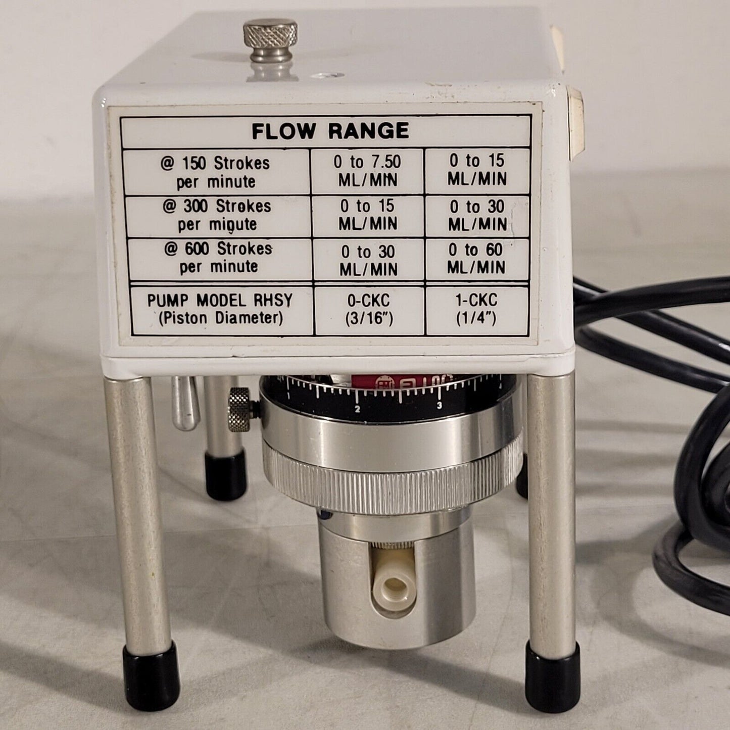 Fluid Metering Lab Pump Jr RHSY Synchronous Pump 115V 60Hz