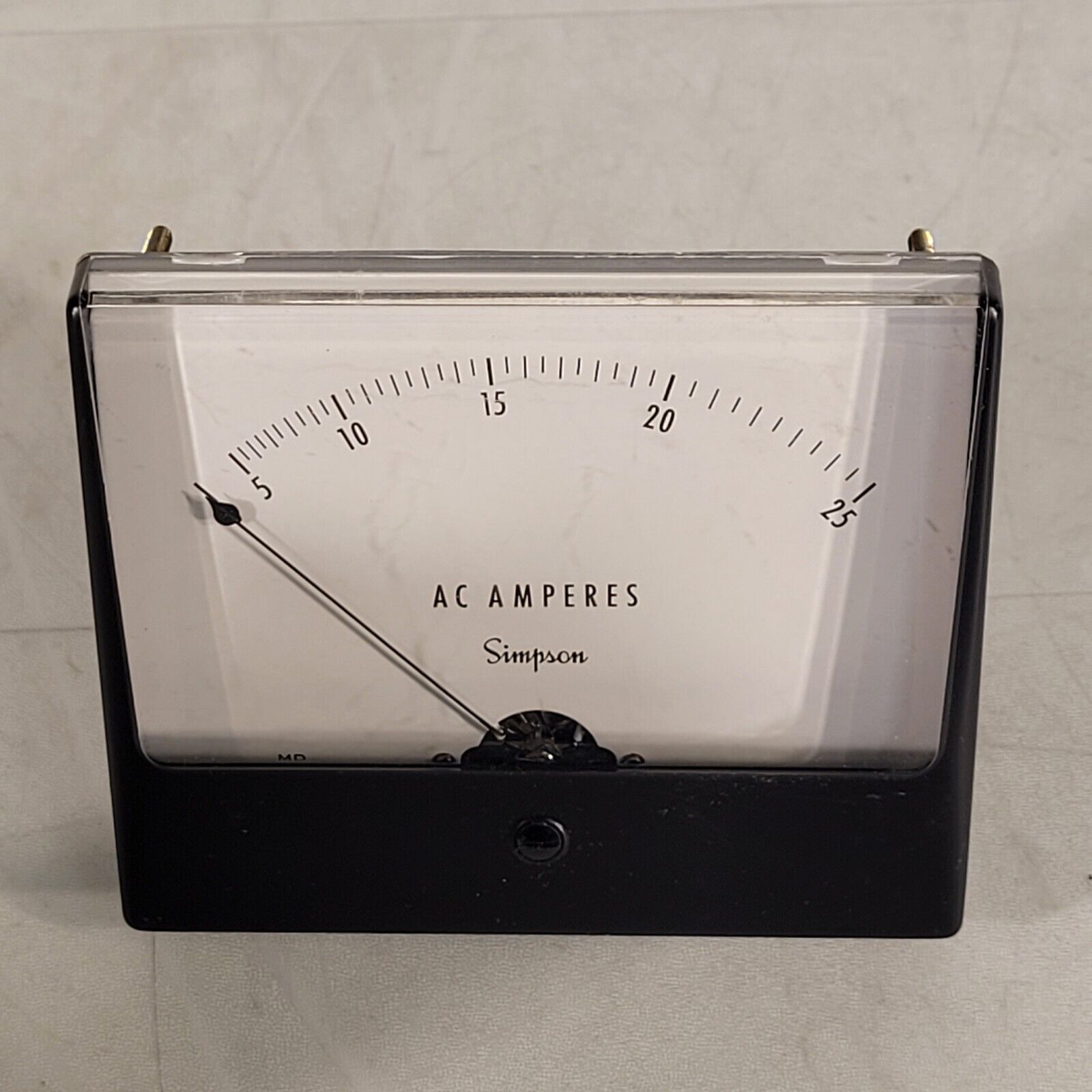 Simpson Ac Simpson AC Amperes Analog Panel Meter 0-25 A 25 Amp Current Gauge – Lab ...