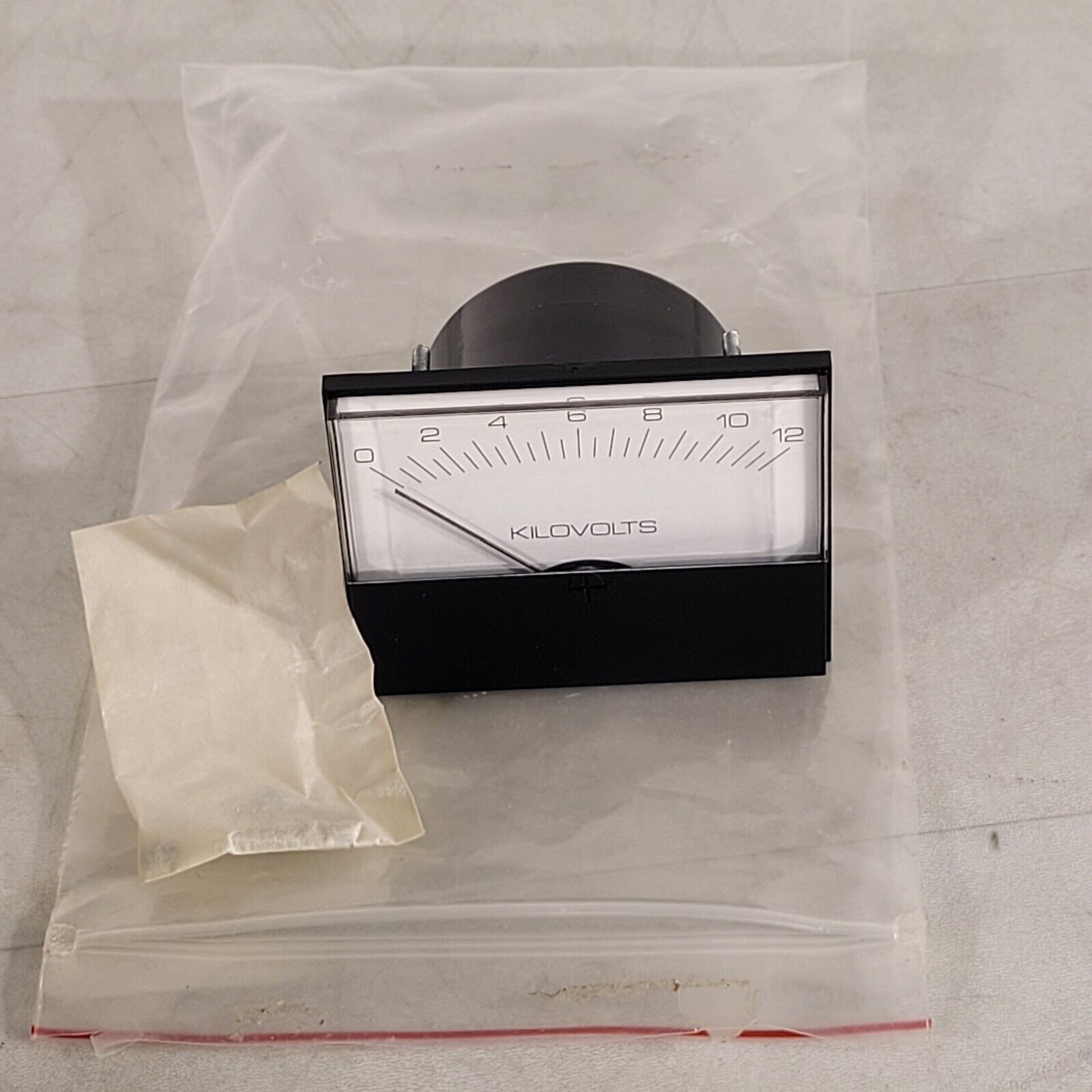 Modutec Kilovolts Panel Analog Meter 0-12 kV DC Voltage Meter Gauge Vi ...