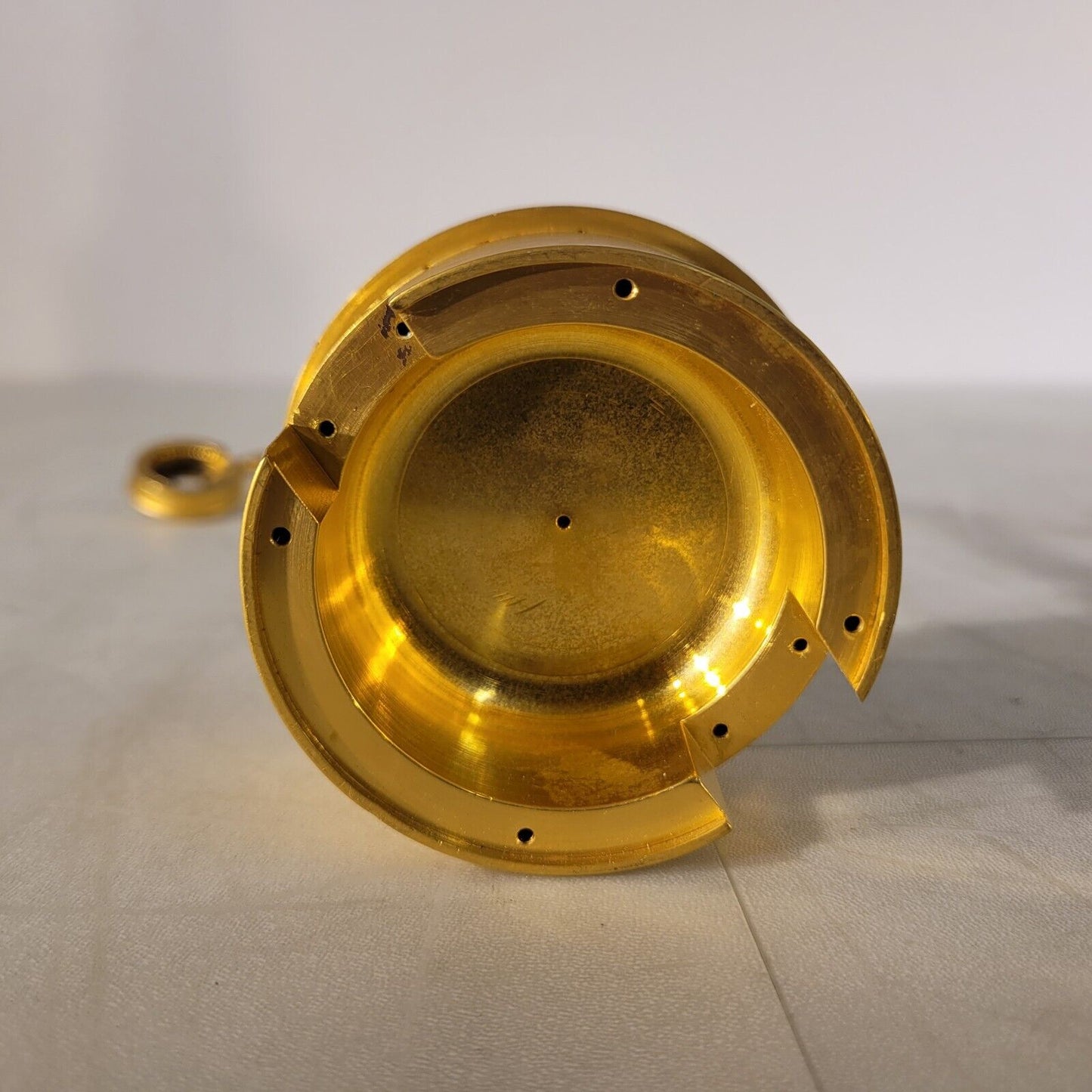Sputtering Disk Mount 7/8" Mounting Diameter,  3/8" View Diameter, Water-Cooled