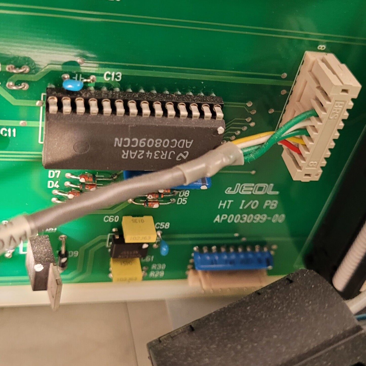 Jeol Back Plane CPU Assembly From Jeol SM67010BU Electron Microscope Control