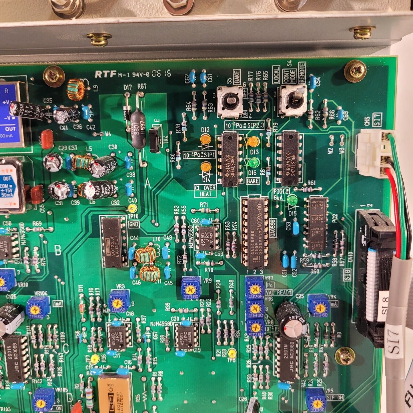 Jeol Power Supply Breaker Box SIP BAKE PB AP003940-00 From Jeol SM67010BU