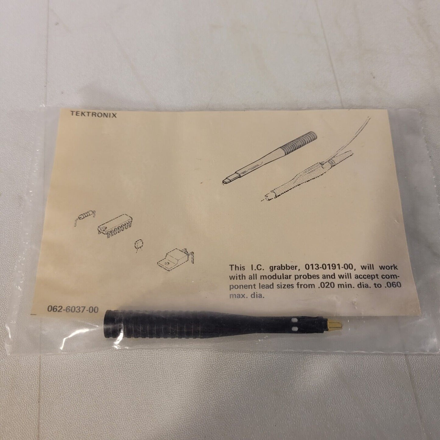 Tek Tektronix 013-0191-00 IC Grabber Adapter Oscilloscope Probe Tip